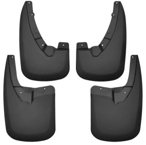 Dodge Ram 1500 Mud Guards - Front + Rear - Husky Liners - FormFit Design - Black - `09-`17